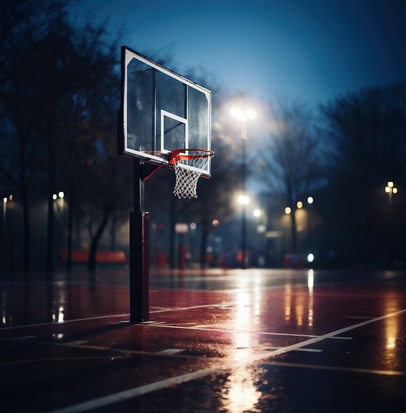 Basketbal van fernlichtsicht