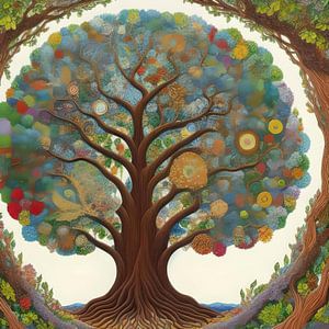 The Tree of Life (a.i. art)