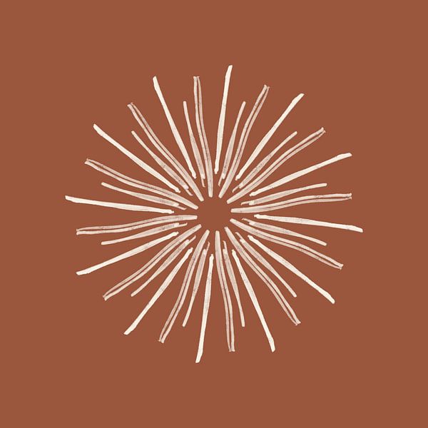 Elements &amp; Seasons | Fire, Sun, Summer | Minimal Illustration by Menega Sabidussi