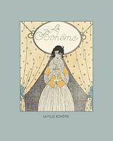 La fille Bohème - boho, chic, folk, imprimé de mode