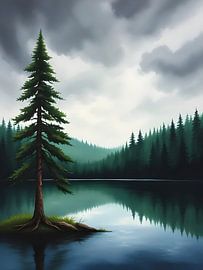 Stille Wasser, stille Wälder von Artistic