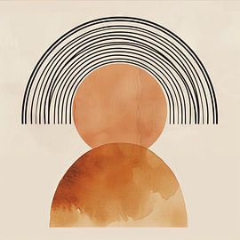 Abstrakte Geometrie von Poster Art Shop