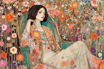 Serene flower meadow