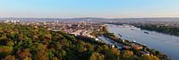 Luchtpanorama van de stad Mainz aan de Rijn