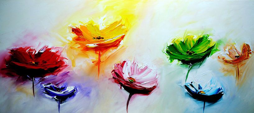 Flowers by Gena Theheartofart
