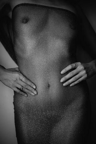 Close-up van sensualiteit - structuren in het licht