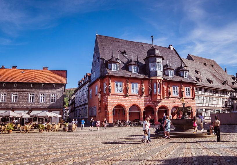 Town hall with market place of Goslar in the Harz Mountains by Animaflora PicsStock