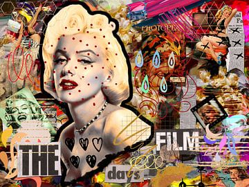 The Film Days, een mixed media project met Marilyn Monroe van Arjen Roos