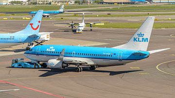 Appareil de transport de passagers KLM Boeing 737-700. sur Jaap van den Berg