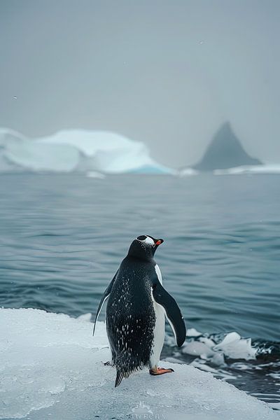 Der Pinguin am Rande der Welt von ByNoukk