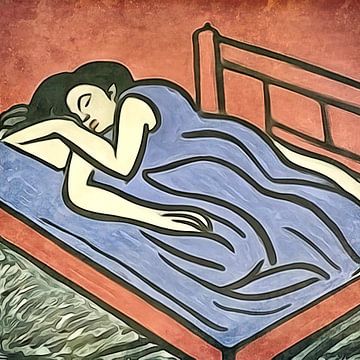 Im Schlaf-Matisse inspired von zam art