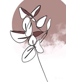 AFTER THE RAIN one-line drawing by AnkieArt