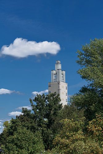Albinmüller Tower in Magdeburg by Heiko Kueverling