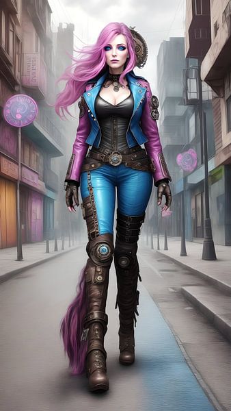 Steampunk Woman XXVII von DeVerviersBelgium