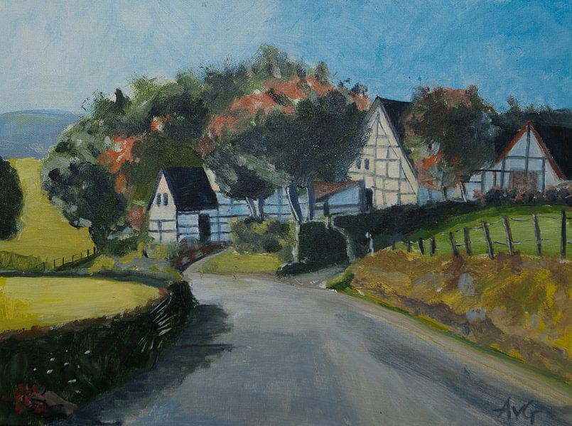 Kunsthandwerkerhäuser Epen Limburg von Antonie van Gelder Beeldend kunstenaar