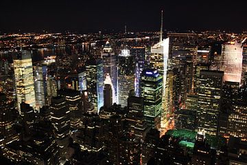 NYC by night van Anika Adams