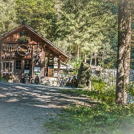 Alte Wassermühle in den Alpen von Mariette Alders