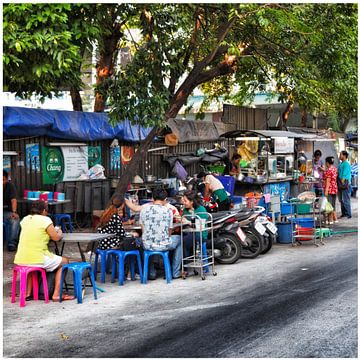 Straat leven in Bangkok