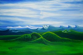 Ewig schlafende Berge von Marije du Bateau