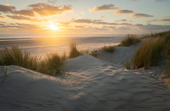 Sunset from the dunes on Ameland