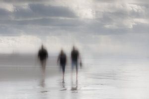 Promenade sur la plage de Texel sur Ingrid Van Damme fotografie