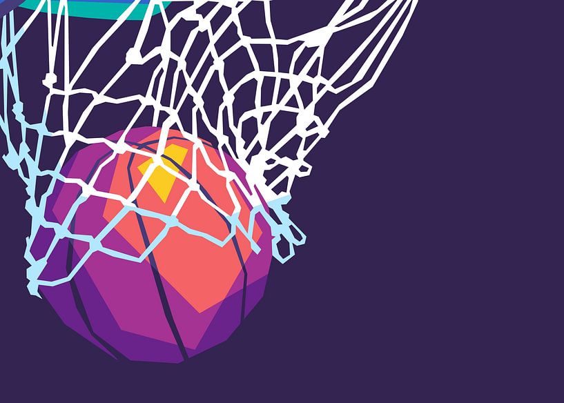 Korbball Popart von Rizky Dwi Aprianda