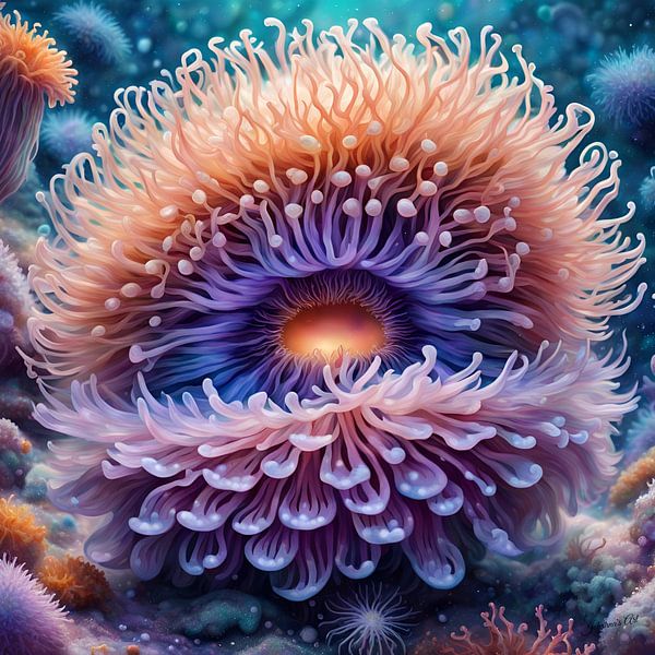 Cute little Anemone (2) by Johannas Art Creations