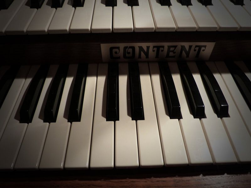 De klavieren van het orgel  von Veluws