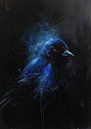 Painting Blue Crow by Art Whims thumbnail