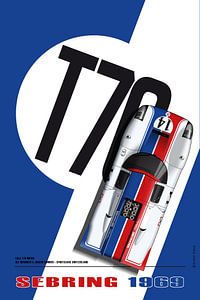 Lola T70 Valvoline, Sebring 1969