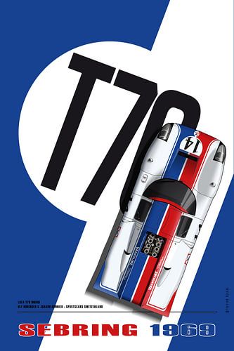 Lola T70 Valvoline, Sebring 1969