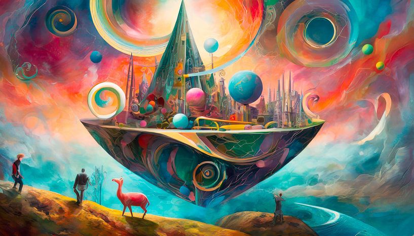 Couleurs artificielles et motifs divers par Mustafa Kurnaz
