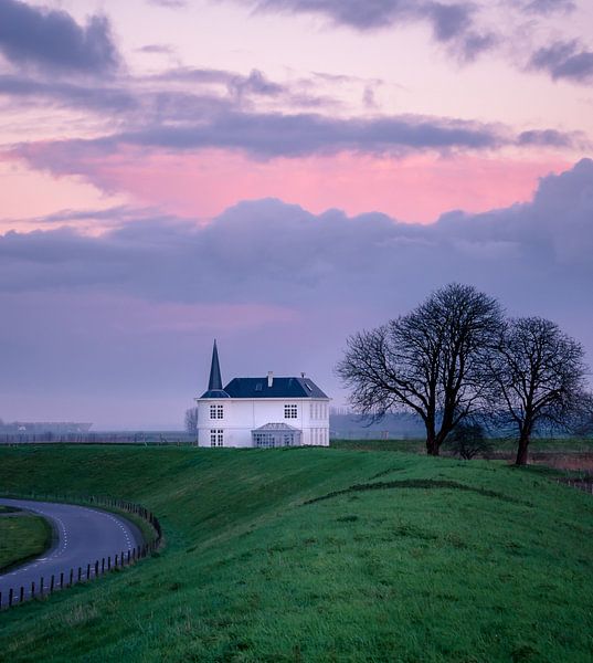 Sunset castle by Carla de Graaf