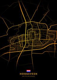 Hoogeveen Stadtplan von Kenda Maruyama