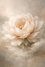 Ethereal White Peony by Kumo de Bloom