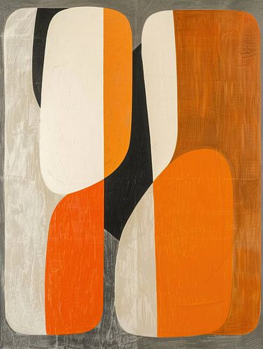 Œuvre d'art abstraite et colorée