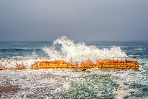 Spetterend spetteren in La Jolla
