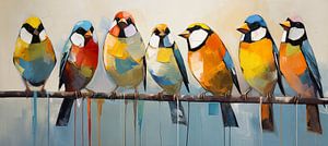 Bunte Vogelvielfalt | Bunte Vogelkunst