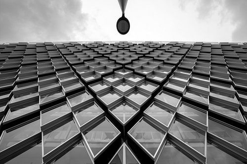 Glass Wall and Street Lamp, Eindhoven