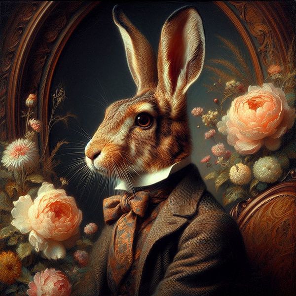 Fairytale rabbit by Nicolette Vermeulen