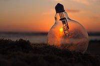 Light Bulb Sunset
