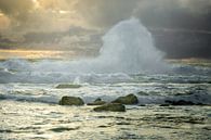 Kracht van de golven bij vloed van Detlef Hansmann Photography thumbnail