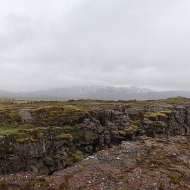 Le paysage lunaire islandais sur Kimberley Fennema