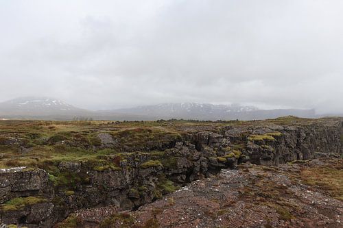 IJslands maanlandschap