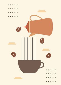 Kaffee-Geometrien von Ratna Mutia Dewi