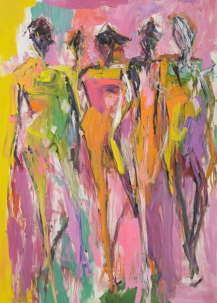 Menschenfiguren | Menschenfarben von Kunst Laune