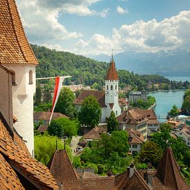 City of Thun in Switzerland by Ken Costers