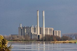 Das alte IJssel-Kraftwerk in Zwolle.