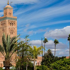 Marrakesh Koutoubia-moskee van marco de Jonge