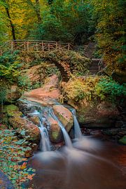The Schiessentumpel waterfall by Henk Meijer Photography